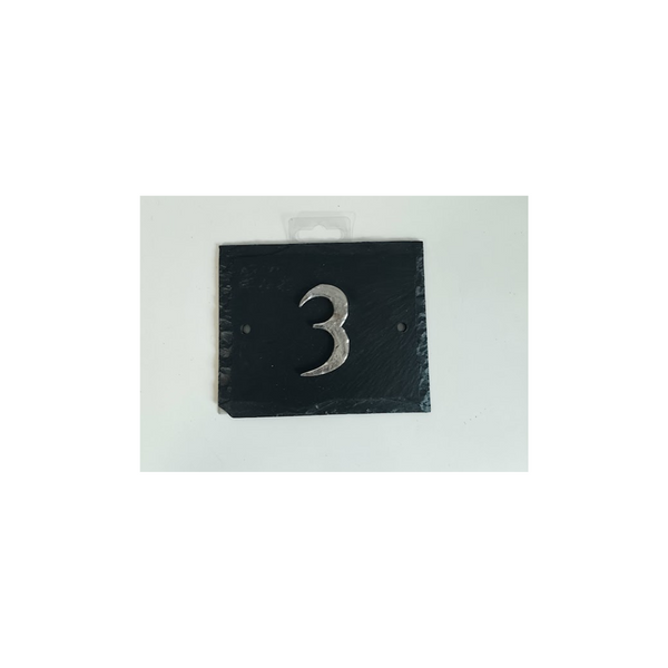 Black Country Metal Works Slate House Sign Number Blank