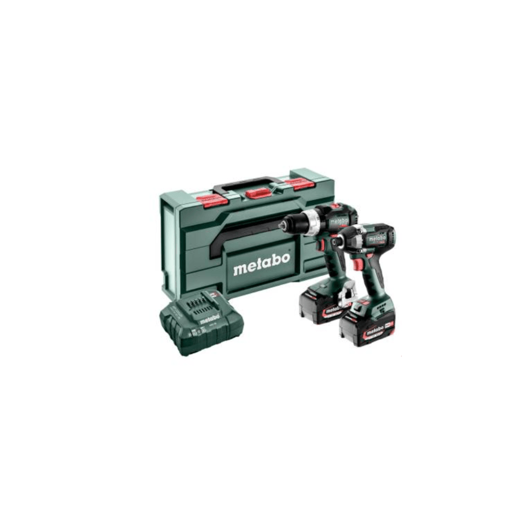 Metabo Combo Set 2.8.8 18 V SB 18 LT BL, SSD 18LT 200 with 2x 5.2Ah, Charger - Tool Source - Buy Tools and Hardware Online