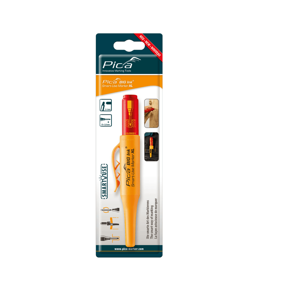 PICA BIG INK SMART USE RED MARKER XL (170/40SB) - Tool Source - Buy Tools and Hardware Online