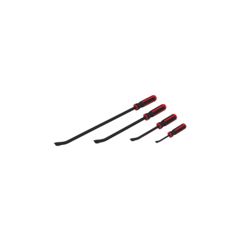 Sealey 4pc Heavy-Duty Pry Bar Set with Hammer Cap (AK9105) - Tool Source - Buy Tools and Hardware Online