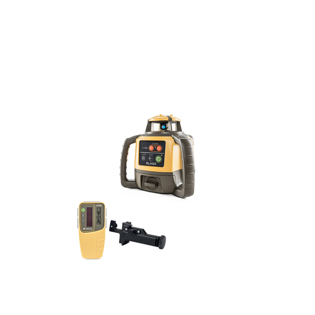 Topcon Laser Level RL-H5A with LS80X mm Receiver