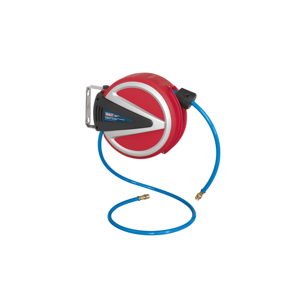 Sealey 6.5m Retractable Air Hose Reel Ø6.5mm ID - PU Hose - Tool Source - Buy Tools and Hardware Online