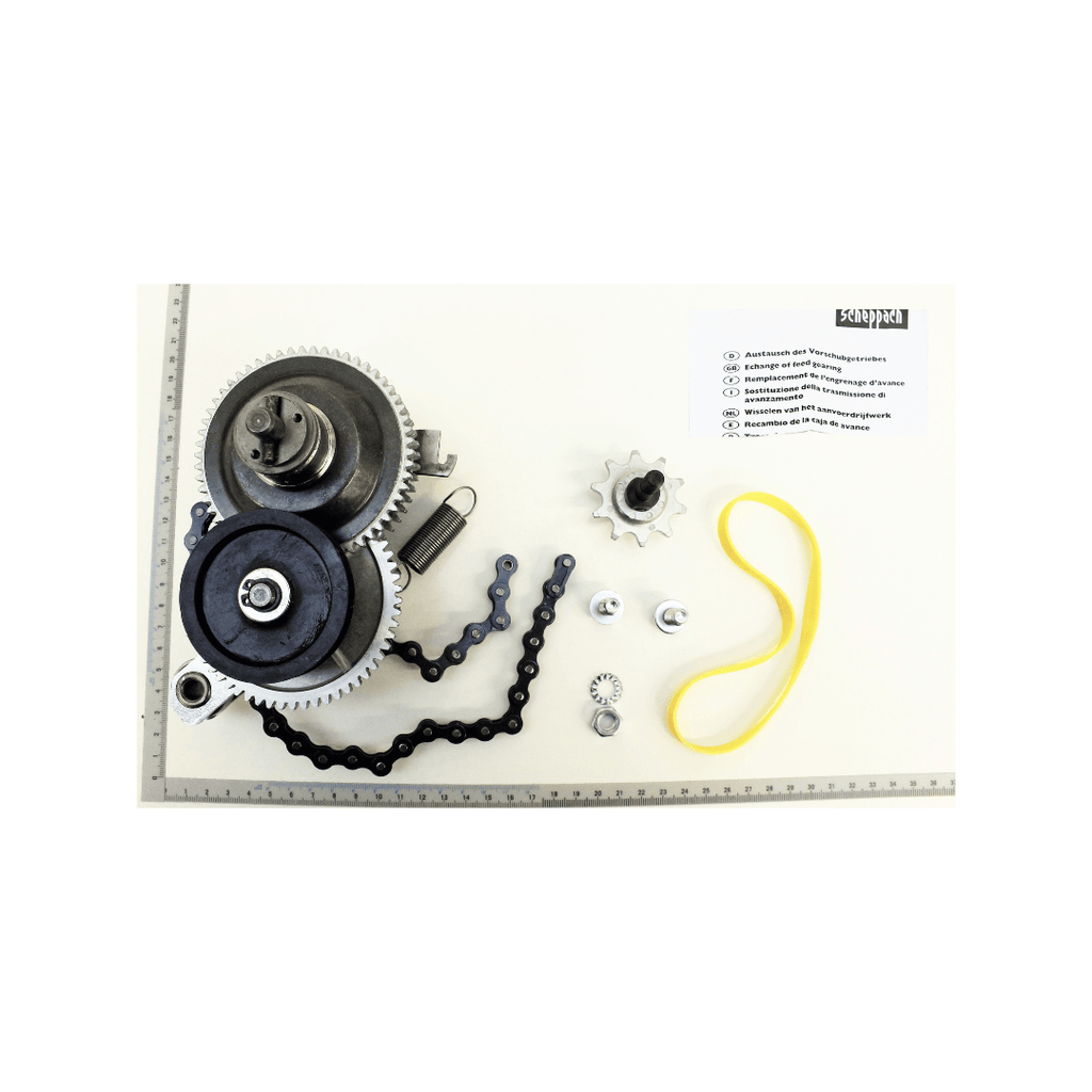 Scheppach Adjustable feed gear complete Article number: 62105100 - Tool Source - Buy Tools and Hardware Online
