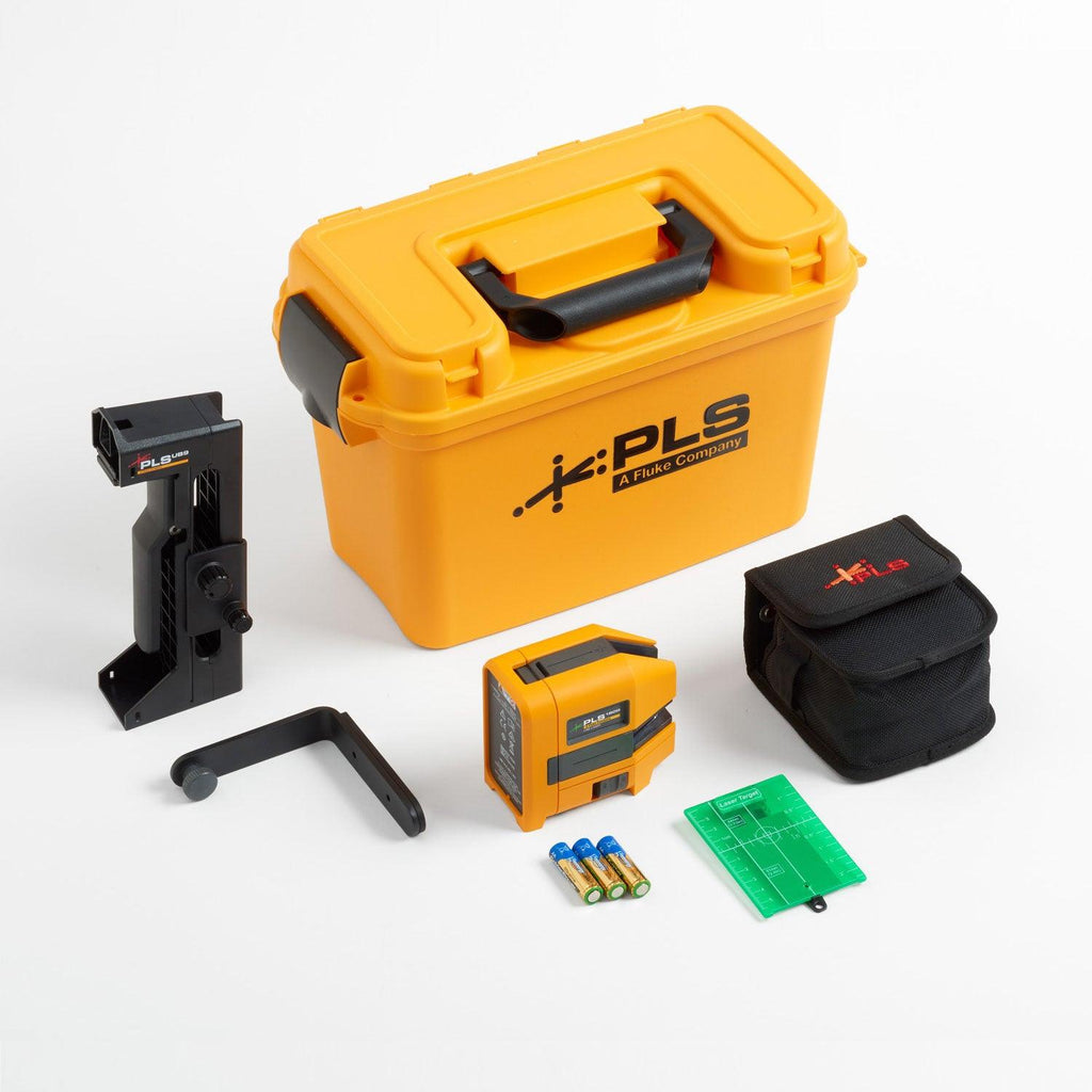 FLUKE PLS 180G CROSS LINE LASER LEVEL KIT/SYSTEM - Tool Source - Buy Tools and Hardware Online