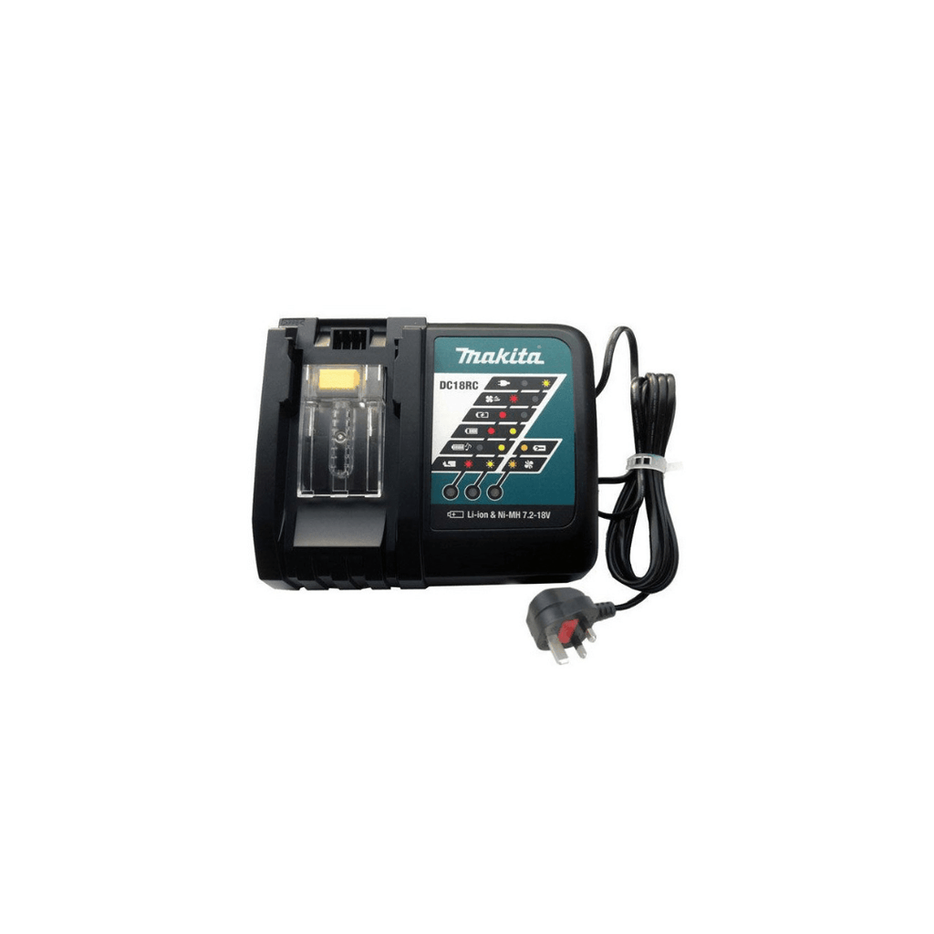Makita Battery Charger DC18RC 7.2-18 V Li-ion Fast Charger - Tool Source - Buy Tools and Hardware Online