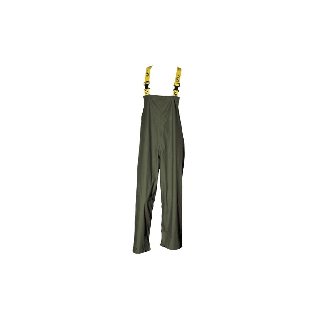 Elka Dry Zone Pu Bib & Brace Overall (Olive) M - Tool Source - Buy Tools and Hardware Online