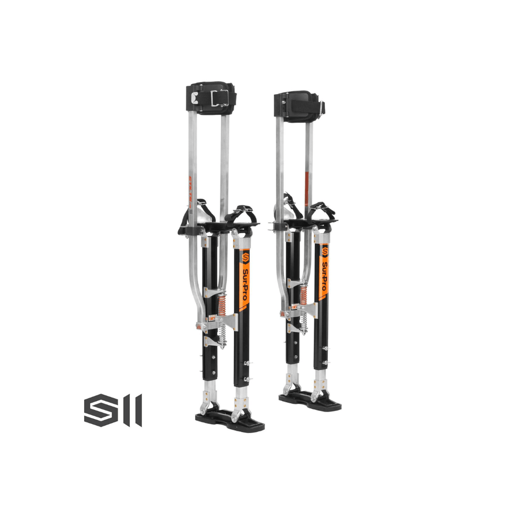 SURPRO S2 MAGNESIUM DRYWALL STILTS 20"- 30" - Tool Source - Buy Tools and Hardware Online