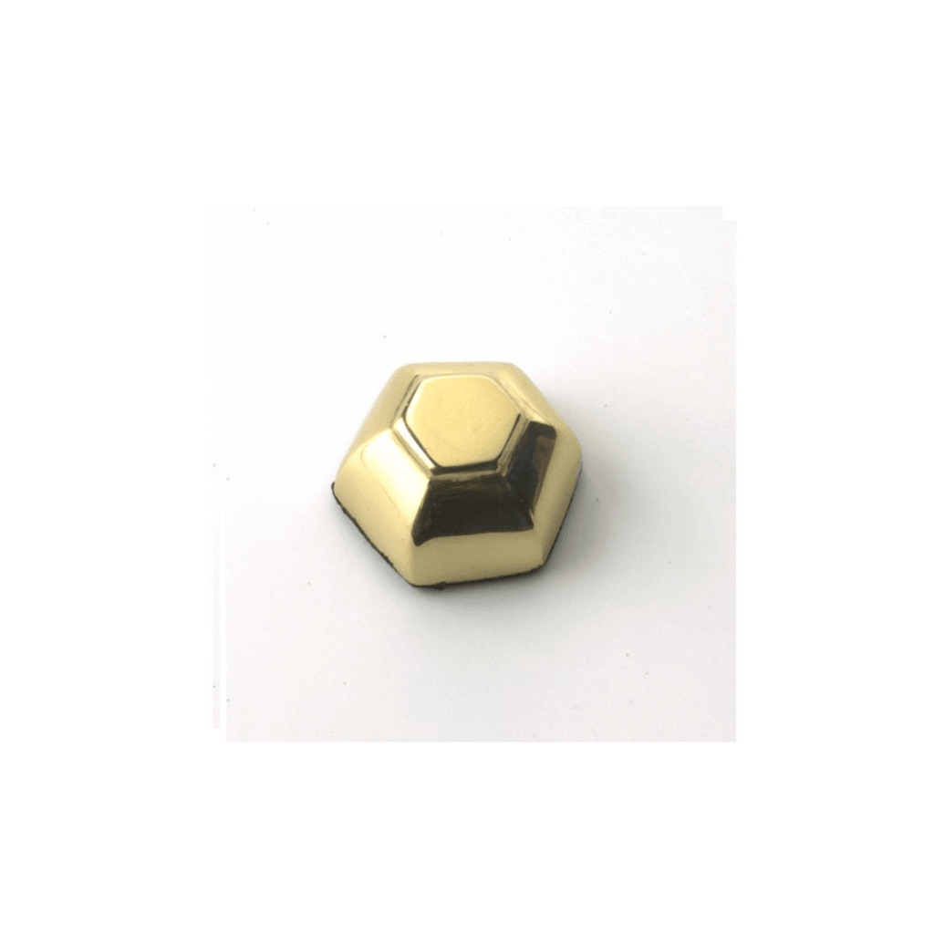 Black Country Metal Works Solid Brass Hexagonal Motif 21mm - Tool Source - Buy Tools and Hardware Online