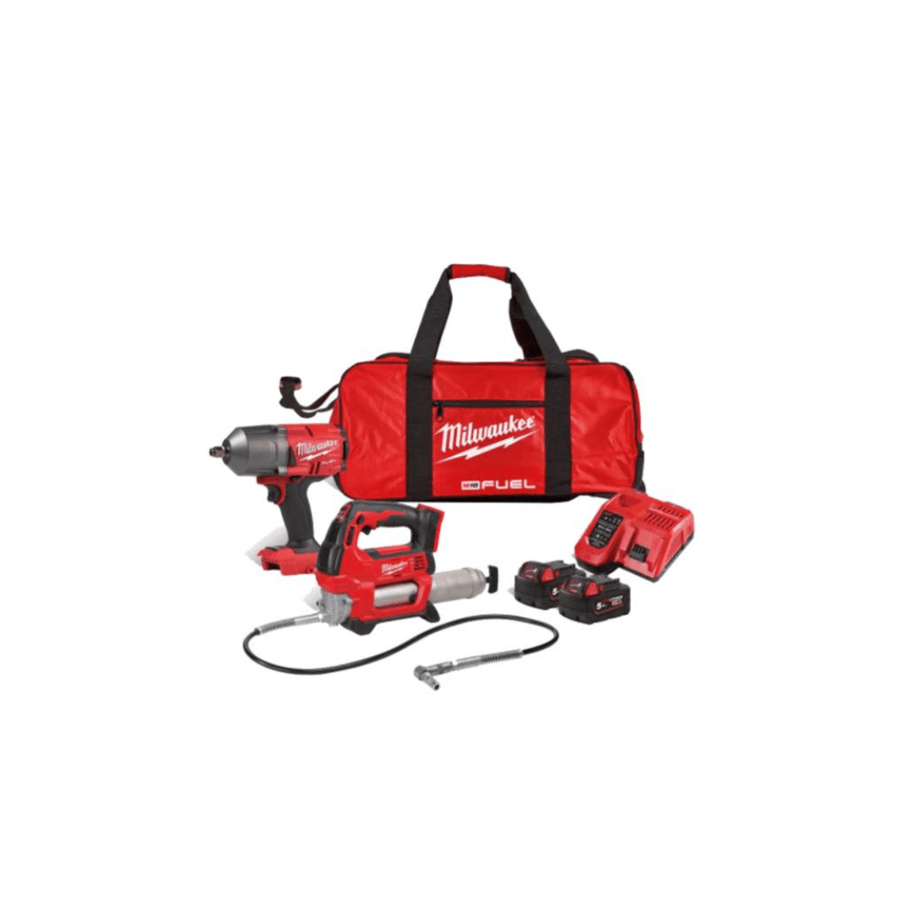 Milwaukee M18ONEPP2Q-502B 18V FUEL ONE-KEY Twin Pack (2x5Ah) - Tool Source - Buy Tools and Hardware Online