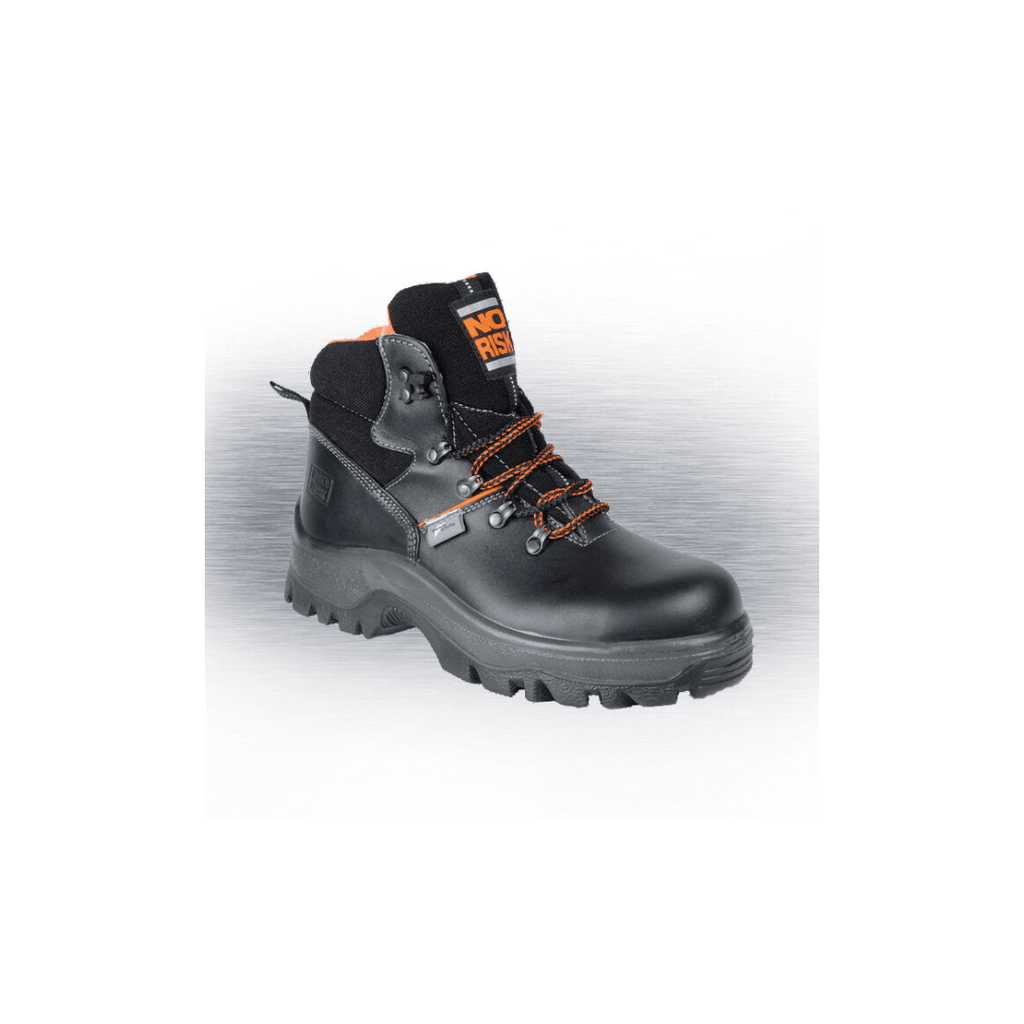 NO RISK FRANKLYN BLACK LEATHER S3 SAFETY BOOT - Tool Source - Buy Tools and Hardware Online
