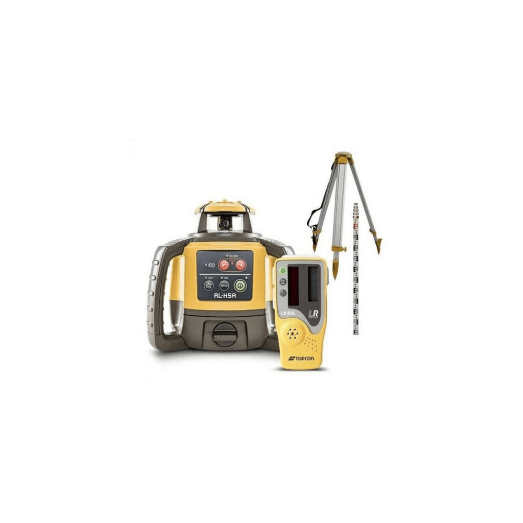 Topcon Laser Level RL-H5A LS80X mm Receiver + Tripod and Staff - Tool Source - Buy Tools and Hardware Online