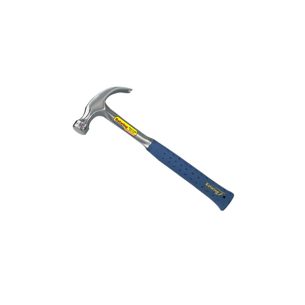 Estwing Hammer Curved Claw Hammer 20oz - Blue Nylon Grip - E320C - Tool Source - Buy Tools and Hardware Online