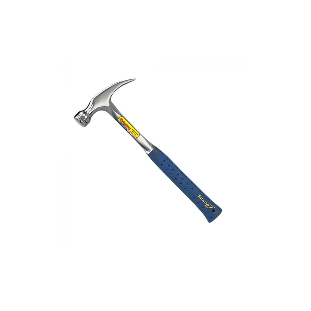 Estwing Hammer Straight Claw Smooth Face 25oz - Blue Nylon Grip - E325S - Tool Source - Buy Tools and Hardware Online