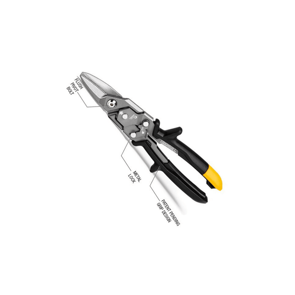 Toughbuilt Straight Aviation Tinsnips - Tool Source - Buy Tools and Hardware Online