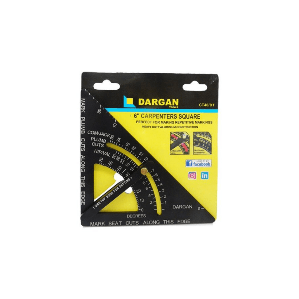 Dargan 6" Carpenters Square - Tool Source - Buy Tools and Hardware Online