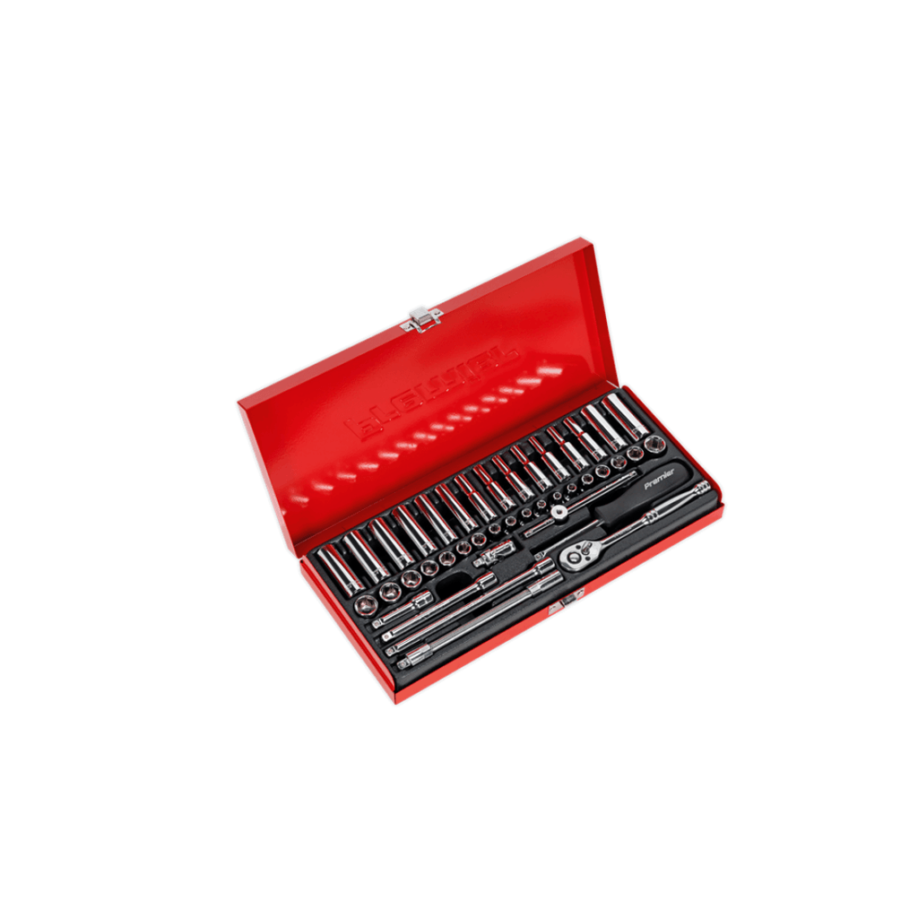 Sealey Socket Set 41pc 1/4"Sq Drive 6pt WallDrive - Metric/Imperial (AK690) - Tool Source - Buy Tools and Hardware Online