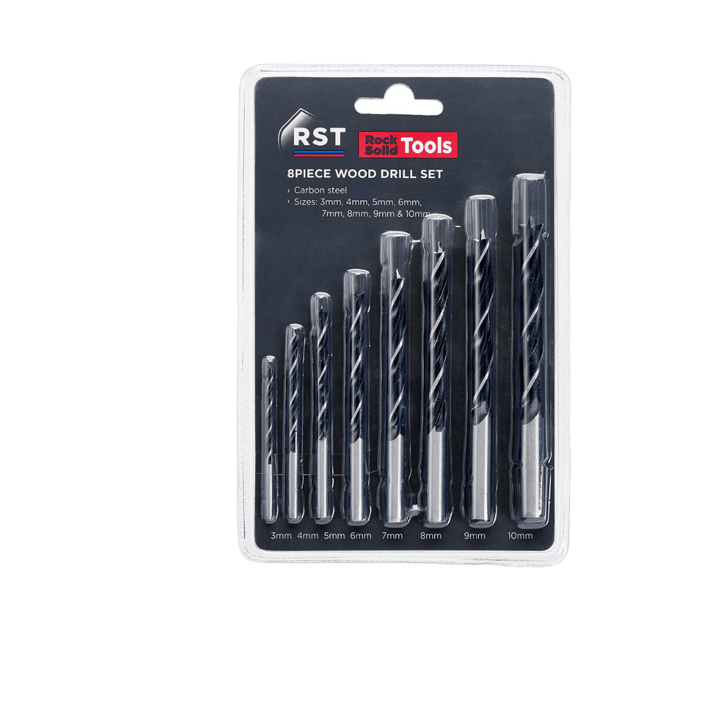 RST1007 WOOD DRILL BIT SET 8PCS - Tool Source - Buy Tools and Hardware Online